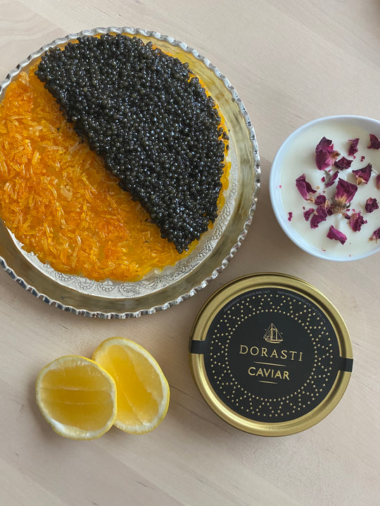 Tahdig Caviar Dish