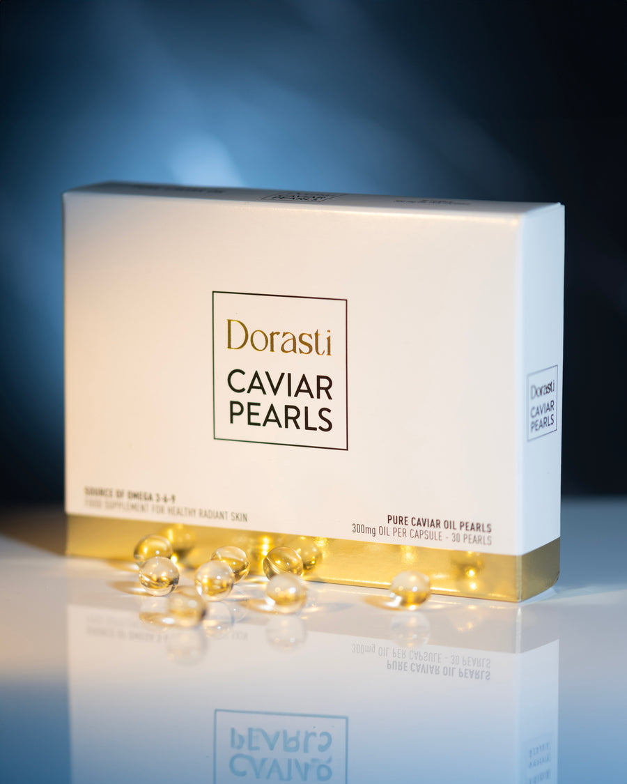 Sturgeon Caviar Pearls by Dorasti